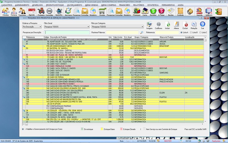 Programa OS Assist�ncia T�cnica 5.0 Plus