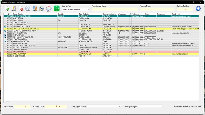 Imagens do Programa Marcenaria v6.9 Plus