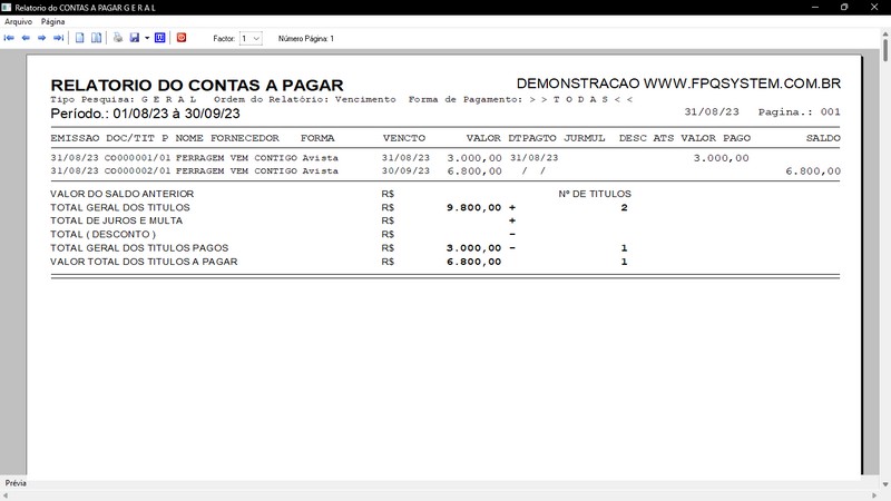 Imagem do Programa Serralheria, Agendamento e Financeiro 7.3 Plus