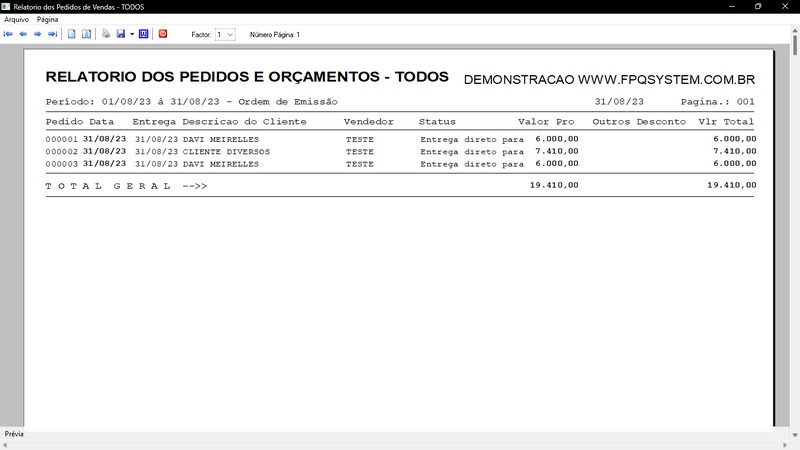 Imagem do Programa Serralheria, Agendamento e Financeiro 7.3 Plus