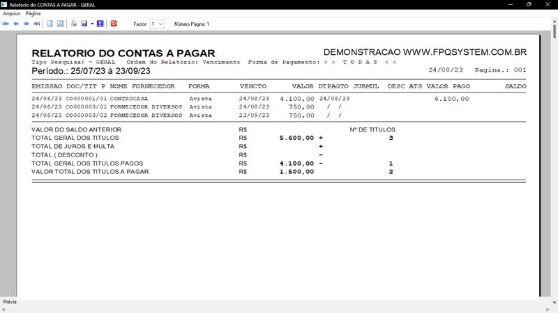 Imagens do Programa Vidraaria e Esquadria v7.7 Plus