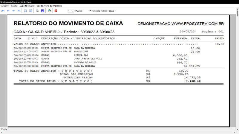 Imagens do Programa Marcenaria v7.9 Plus