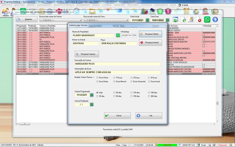 Programa PetShop 6.0 Plus WhatsApp