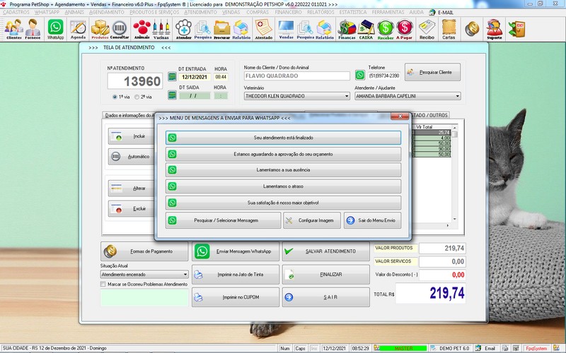 Programa PetShop 6.0 Plus WhatsApp