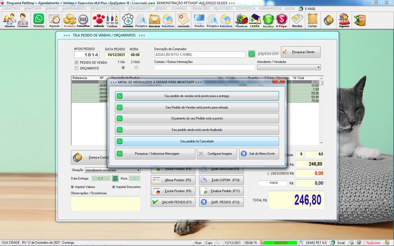 Programa PetShop 6.0 Plus WhatsApp
