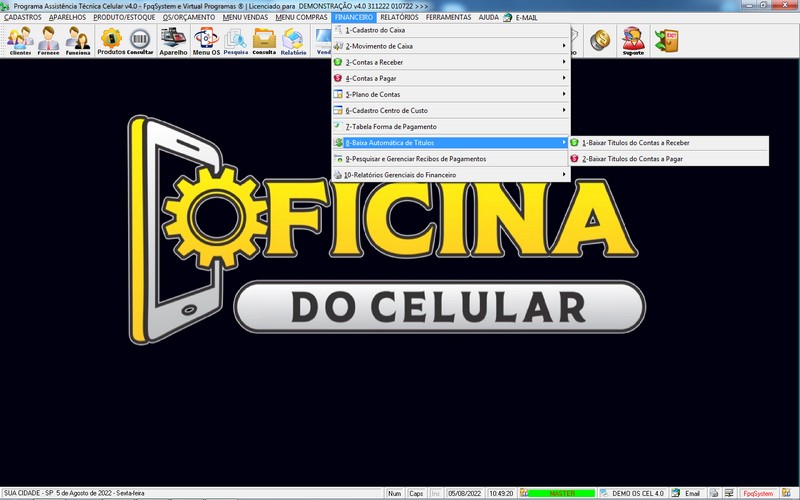 Programa OS Assistncia Tcnica para Celular 4.0 Plus