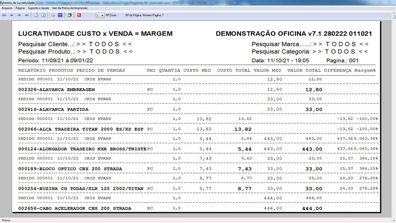 Imagens do Programa