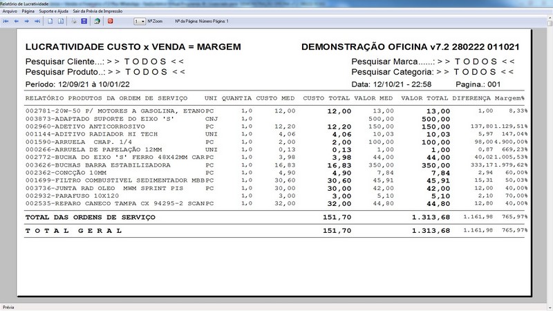 Imagens do Programa