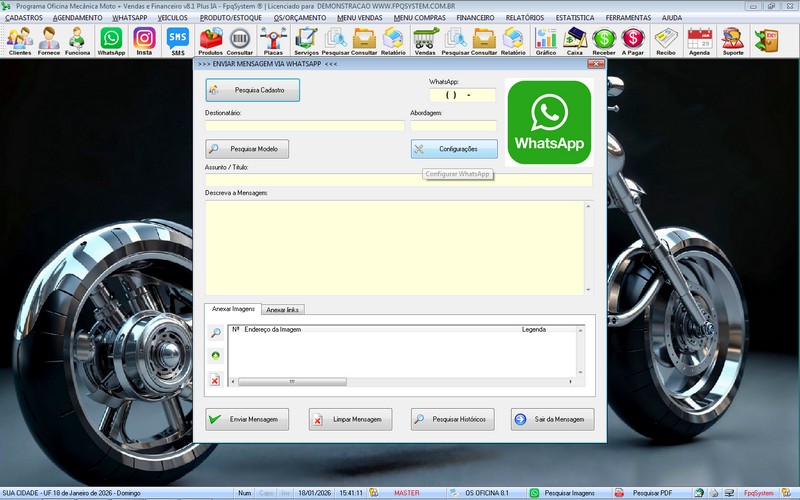 Gr�fico de desempenho