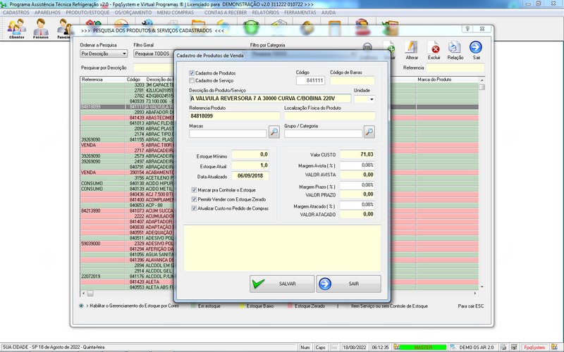 Programa OS Assistncia Tcnica para Refrigerao 2.0 Plus