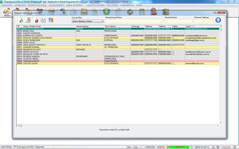 Programa OS Assistncia Tcnica para Refrigerao 2.0 Plus