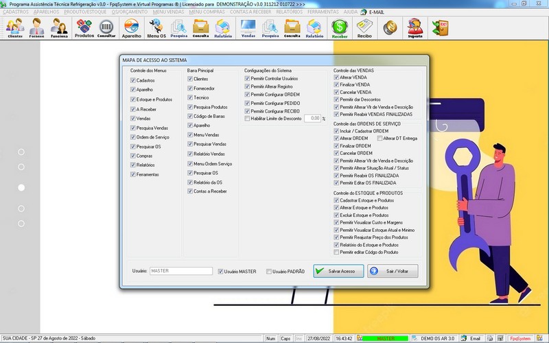 Programa OS Assistncia Tcnica para Refrigerao 3.0 Plus