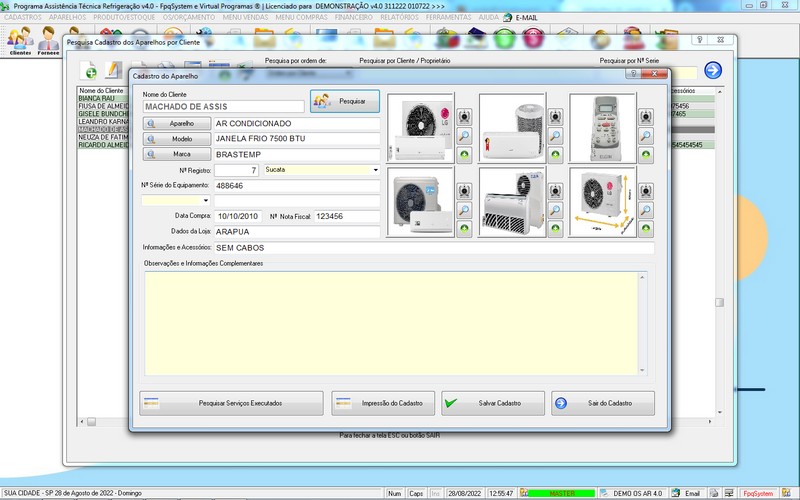 Programa OS Assistncia Tcnica para Refrigerao 4.0 Plus