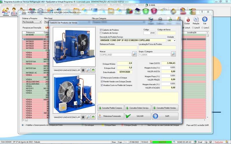 Programa OS Assistncia Tcnica para Refrigerao 4.0 Plus