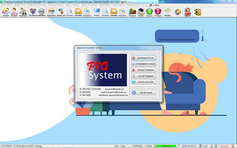 Programa OS Assistncia Tcnica para Refrigerao 4.0 Plus