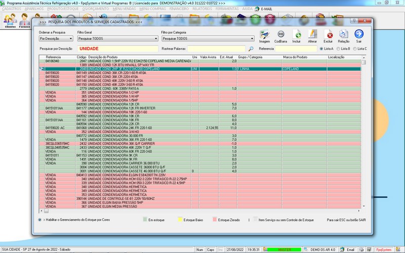 Programa OS Assistncia Tcnica para Refrigerao 4.0 Plus