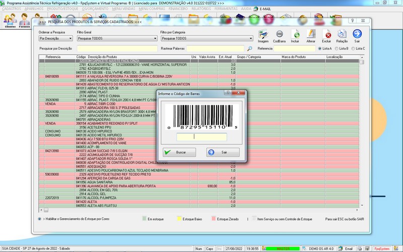 Programa OS Assistncia Tcnica para Refrigerao 4.0 Plus